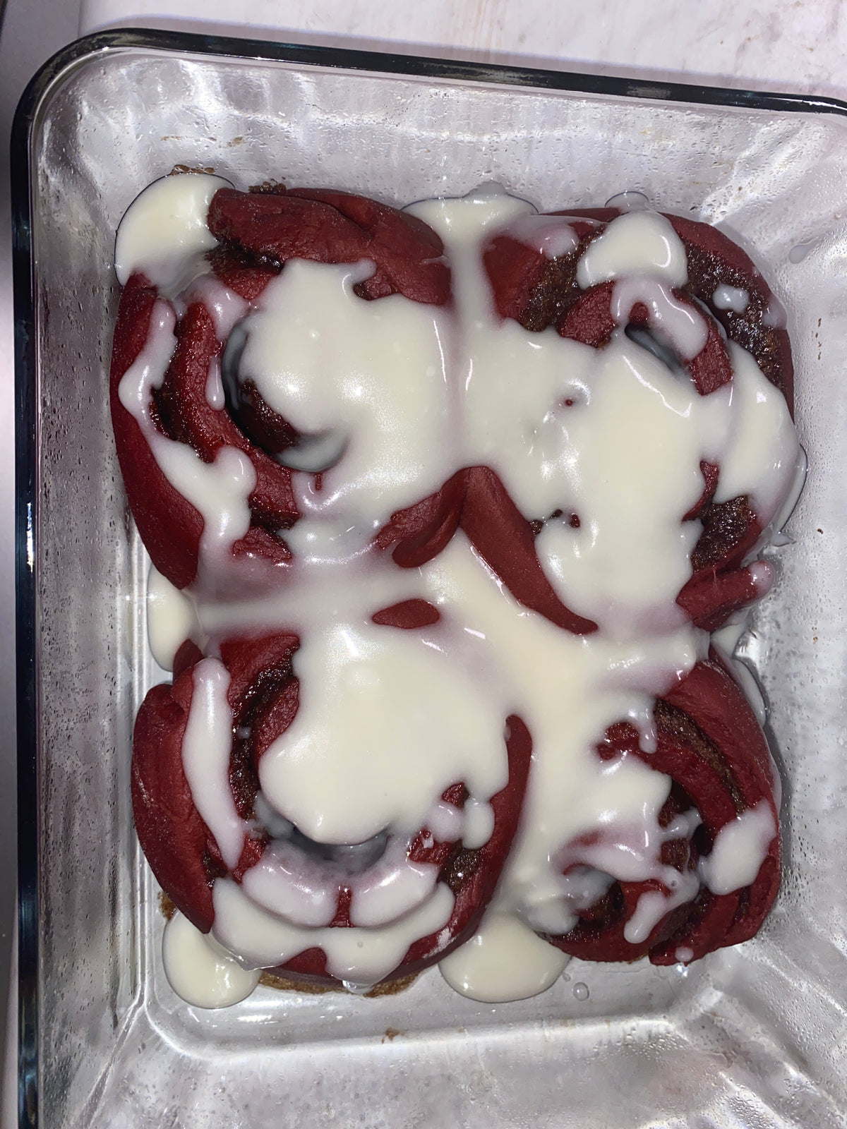 4-Pack Red Velvet Cinnamon Rolls