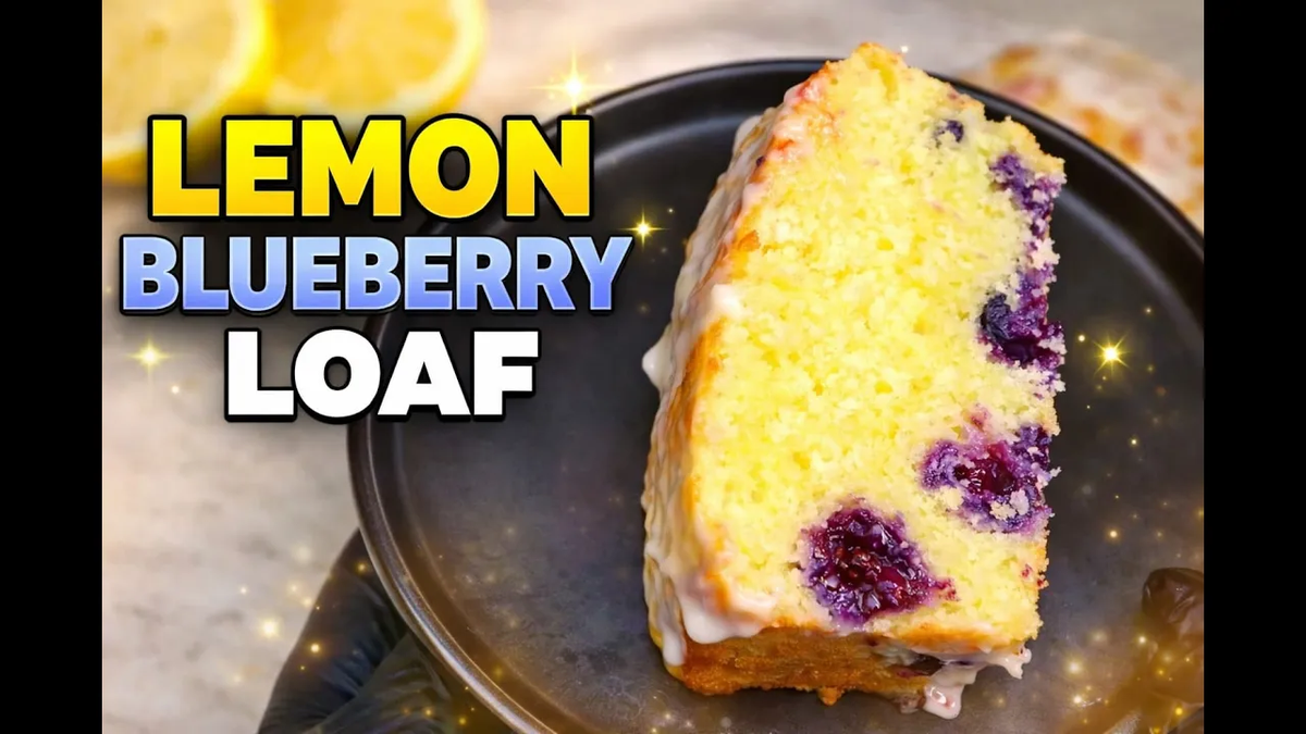 Lemon Blueberry Pound Cake